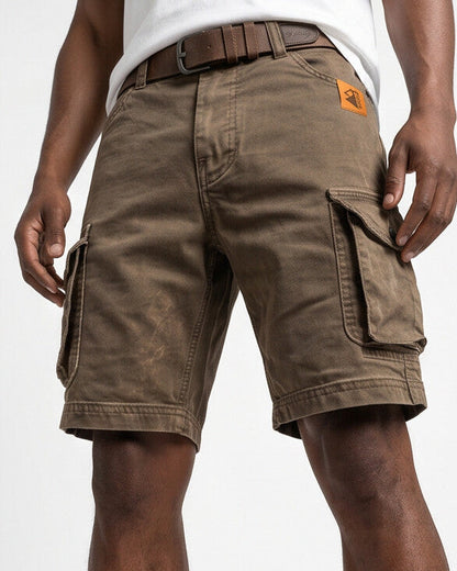 Trailmark — Pantalones cortos cargo de sarga reforzada