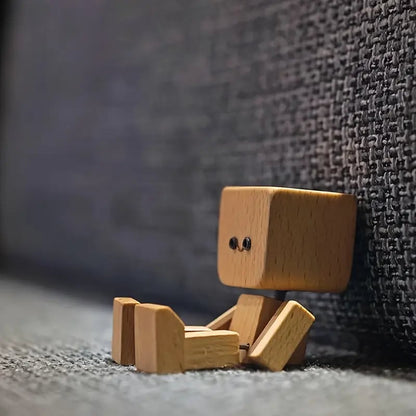 WoodyBuddy | Adorable cabezón de madera para decorar el salpicadero