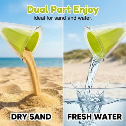 AquaCraft – Sensorisches Strand-Lern-Trichter-Set