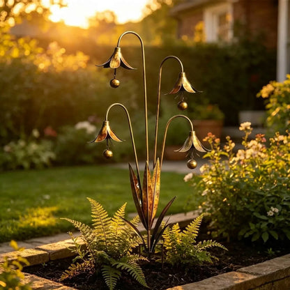 WhisperLily – Estaca con campana de jardín