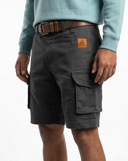 Trailmark — Pantalones cortos cargo de sarga reforzada