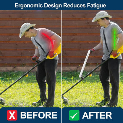 AuraGrip – Extensión de mango ergonómica para cortabordes
