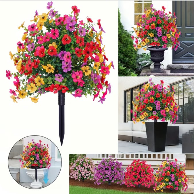 VividPetals – Allwetter-Blumenset