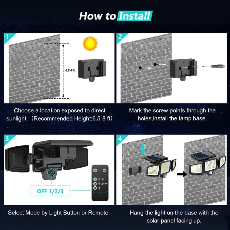 VistaGlow – Intelligente Solar-Gartenleuchten zum Stecken