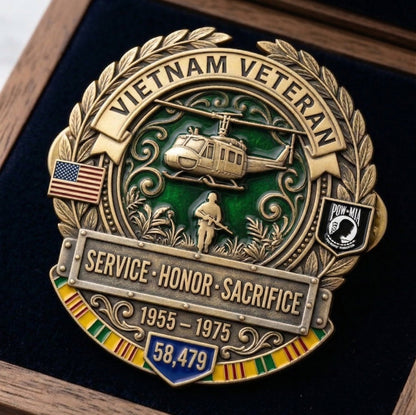 HonorMark – Pin Conmemorativo para Veteranos de Vietnam