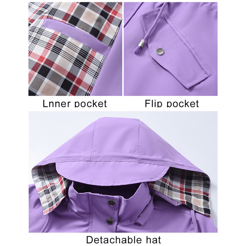 Rainelle – Chaqueta cortavientos con capucha