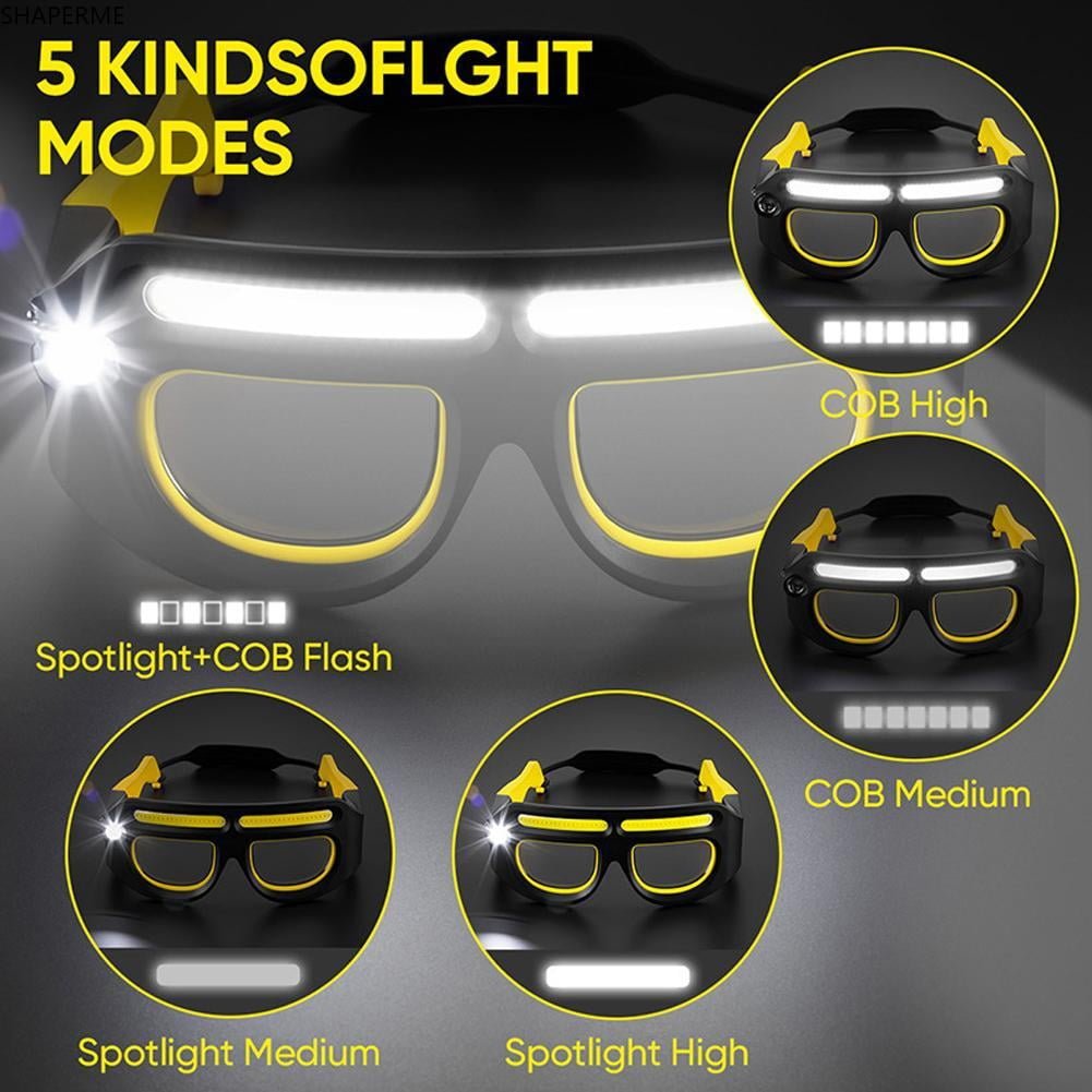 BrightView – Gafas linterna frontal LED portátiles