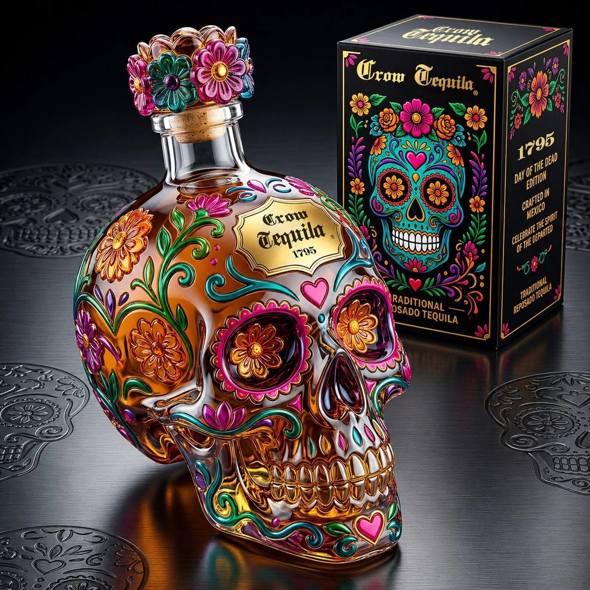 VeloraSkull – Botella de colección premium