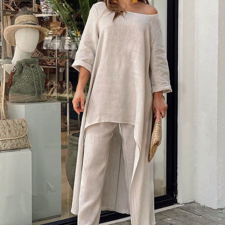 Set PureComfort – Conjunto de dos piezas con cuello redondo