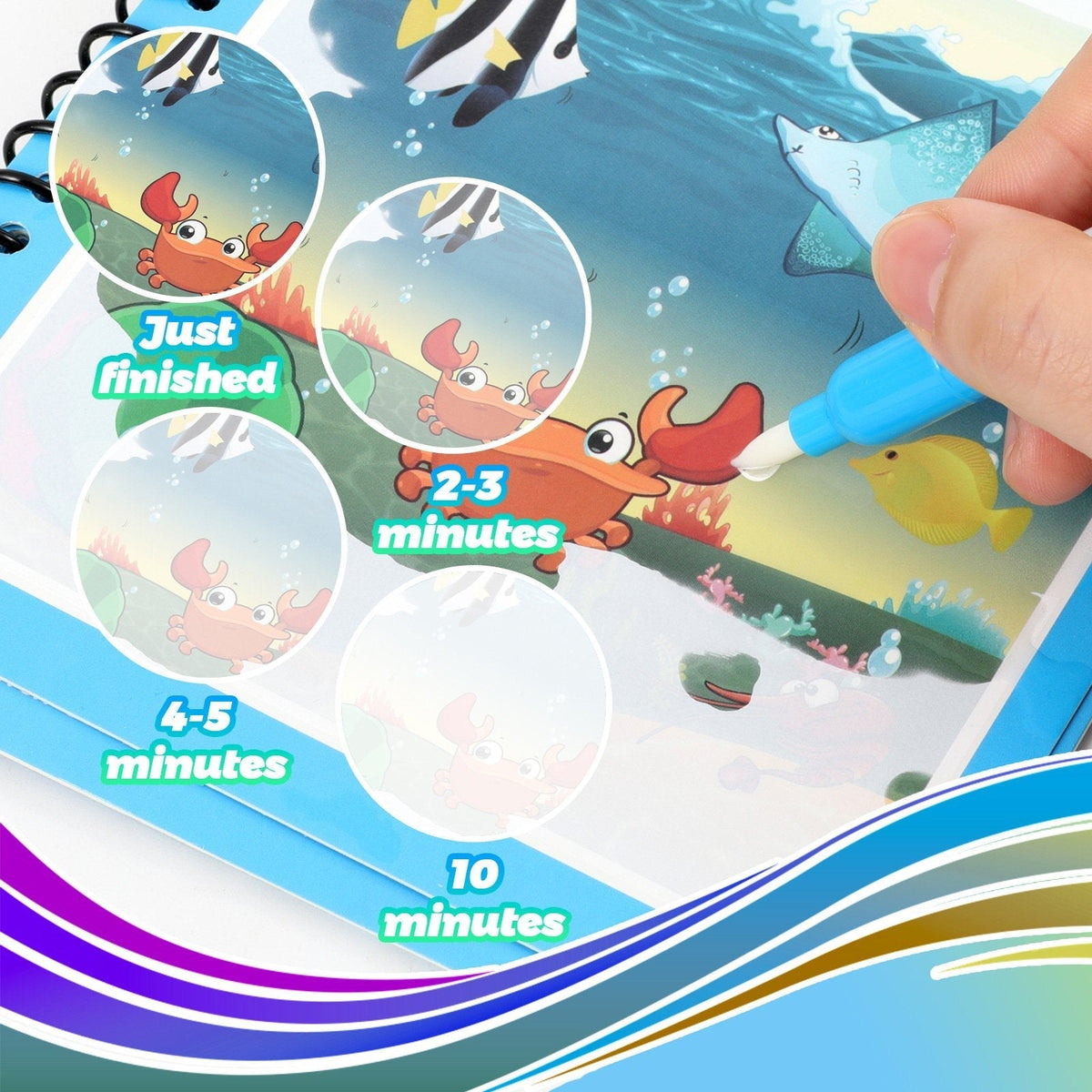 MagicSplash - Aventura de dibujo acuático para niños