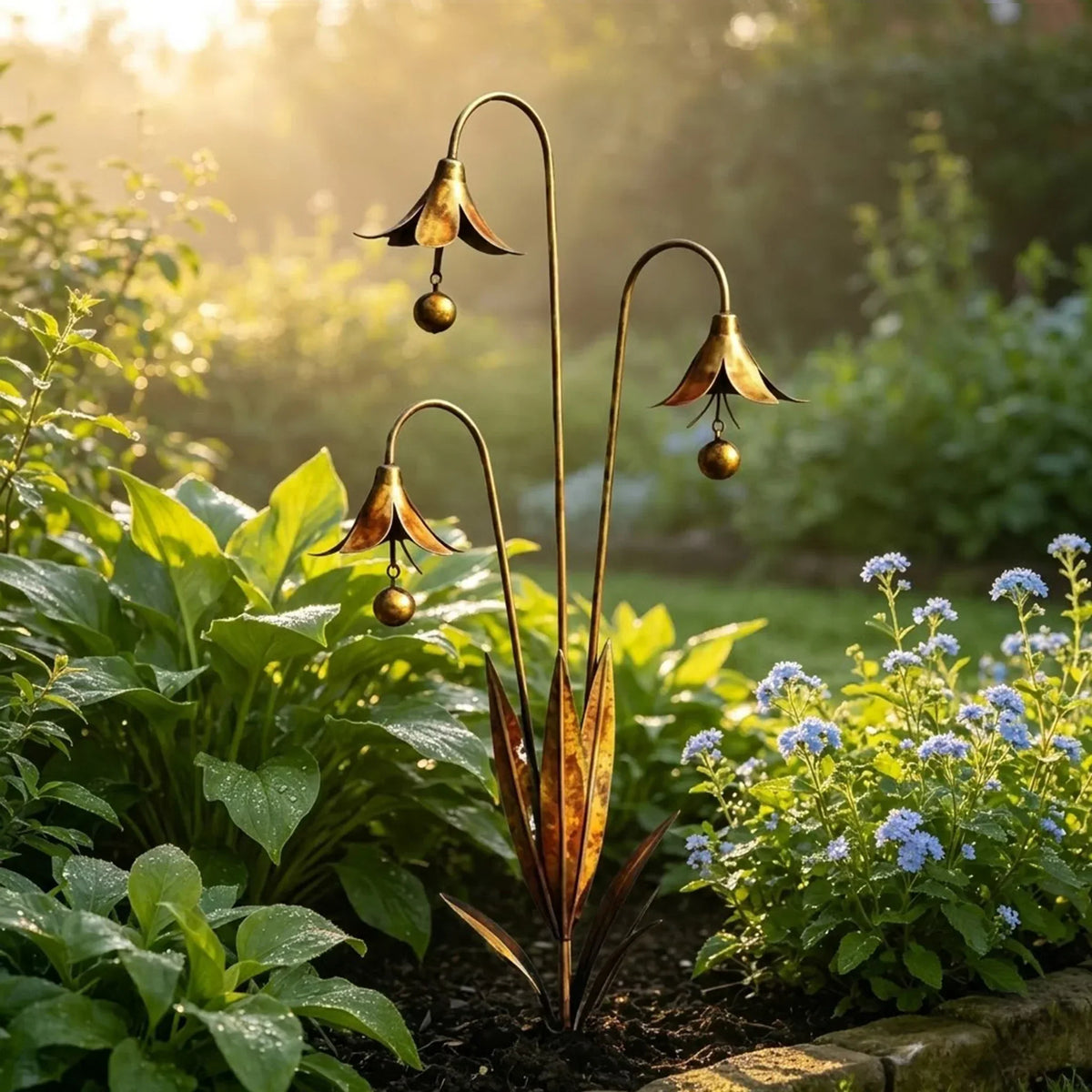 WhisperLily – Estaca con campana de jardín