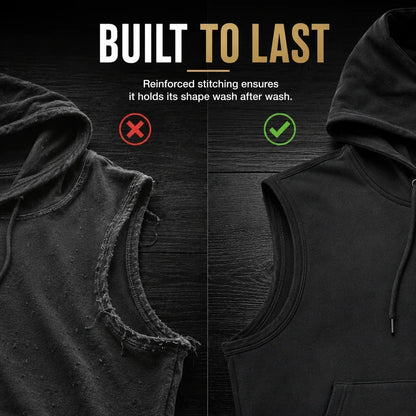 FlexCore – Camiseta sin mangas con capucha de alto rendimiento