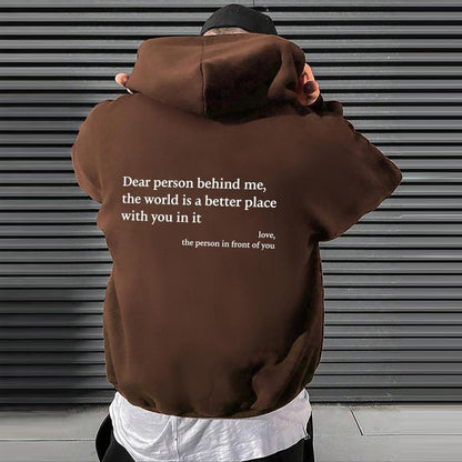 Sudadera WarmWords: bondad que puedes vestir