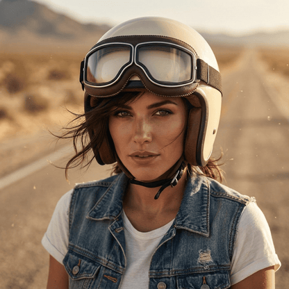 RetroRide – Gafas OTG para motocicleta estilo vintage
