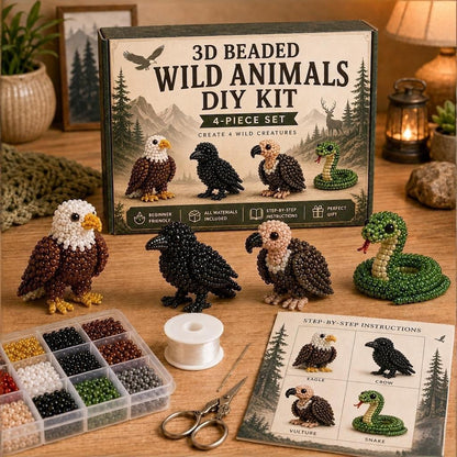 BeadCraft Mini – DIY-Set für winzige 3D-Perlentiere