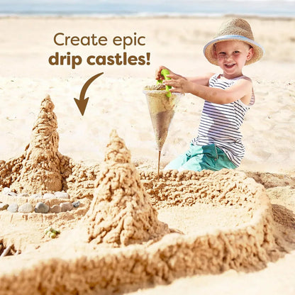 AquaCraft – Sensorisches Strand-Lern-Trichter-Set