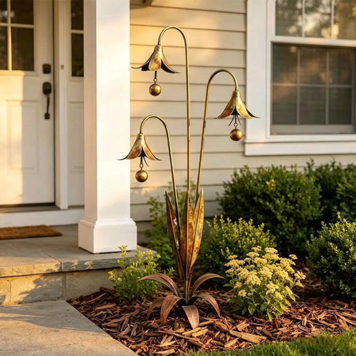 WhisperLily – Estaca con campana de jardín