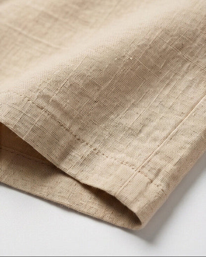 Coastal — Pantalones cortos con cordón y parche de cuero para hombre