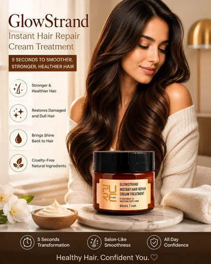 GlowStrand – Tratamiento en Crema Reparador Capilar Instantáneo