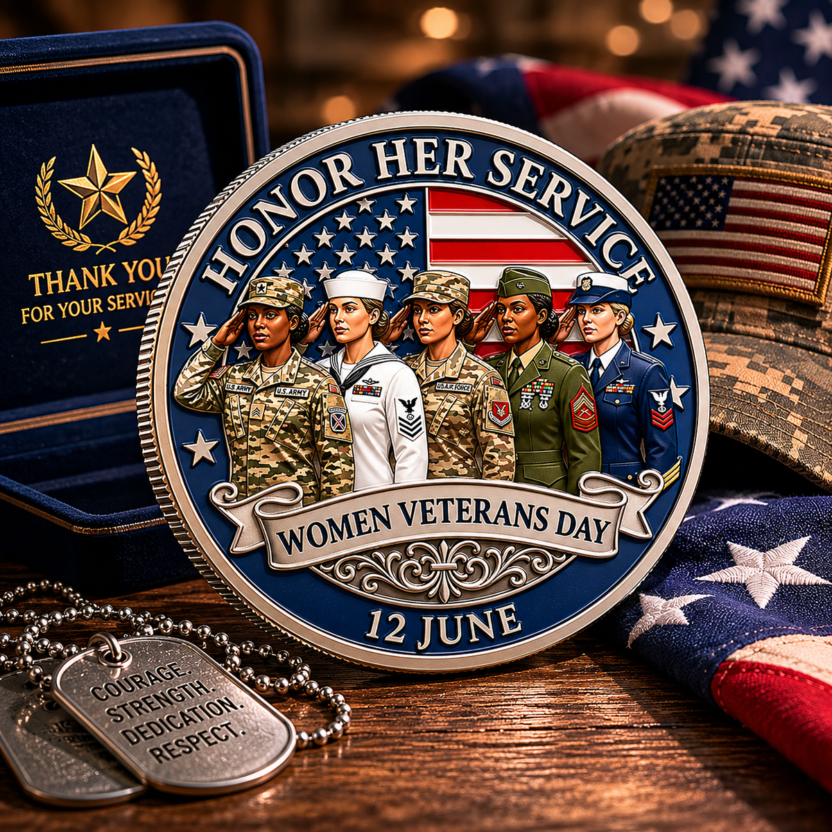 ValorRose – Moneda conmemorativa para veteranas