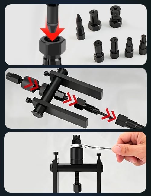 GripForce – Extractor de rodamientos de dos mordazas