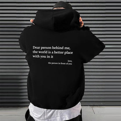 Sudadera WarmWords: bondad que puedes vestir