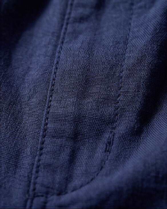 Coastal — Pantalones cortos con cordón y parche de cuero para hombre