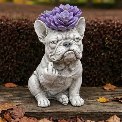 BullyPot – Dekorativer Hunde-Blumentopf