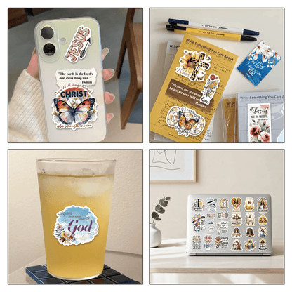 FaithGlow – Inspirierendes Bibel-Aufkleber-Set
