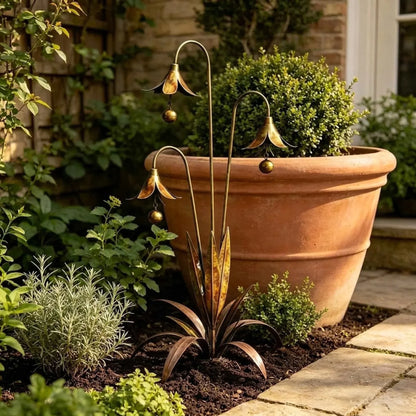 WhisperLily – Estaca con campana de jardín