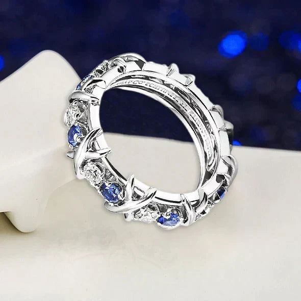 Moissanova – Anillo de Diamantes de Moissanita Magnetología