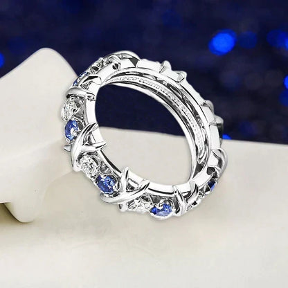 Moissanova – Anillo de Diamantes de Moissanita Magnetología