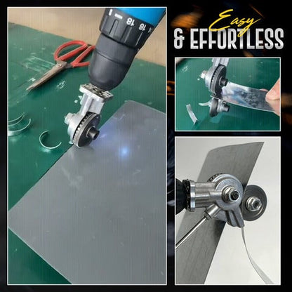 DrillShear – Aditamento cortador de metal para taladro eléctrico