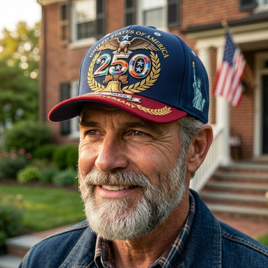 Liberty250 – Gorra Patriótica Edición Aniversario