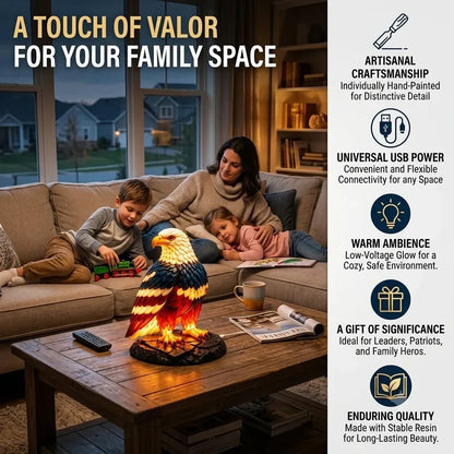 MajestiGlow – Lámpara decorativa de águila con alimentación USB