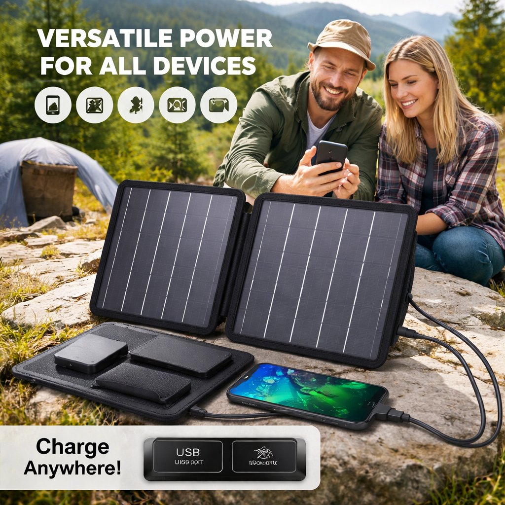 EcoSun – Solarbetriebene faltbare Reisetasche