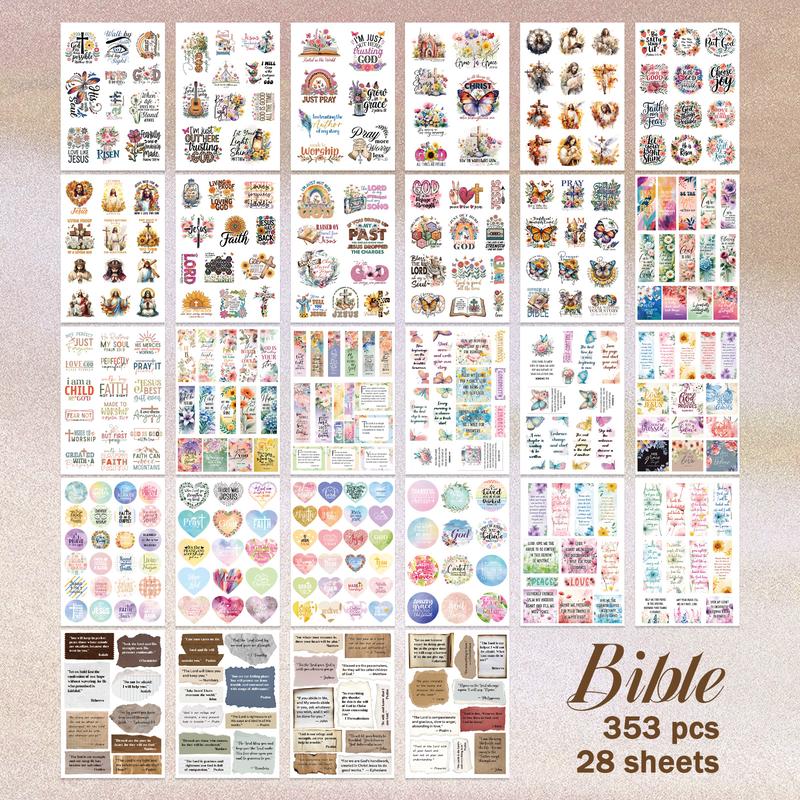 FaithGlow – Inspirierendes Bibel-Aufkleber-Set