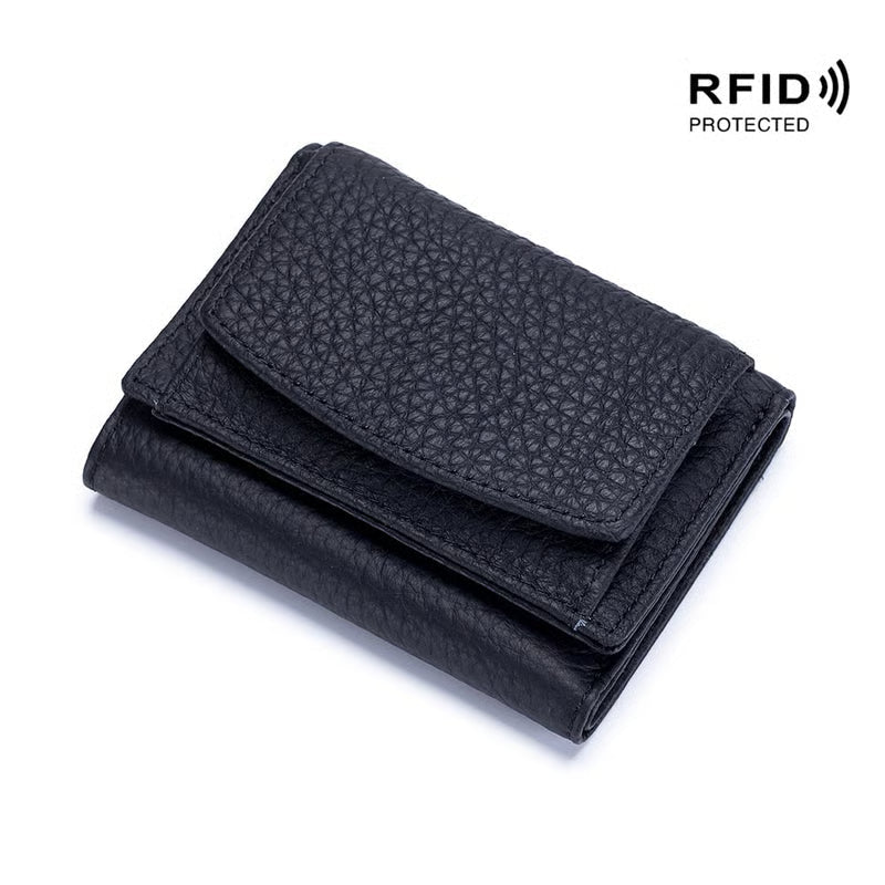AuraVault – Premium-Lederbrieftasche mit RFID-Schutz