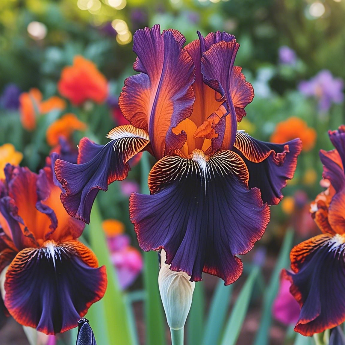 BloomAura – Exotische Hohe Bart-Schwertlilie