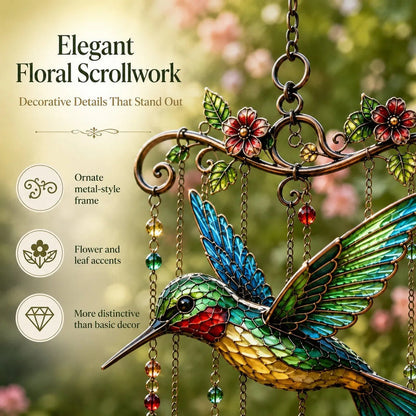 HumiGrace – Elegante carrillón de viento de colibrí