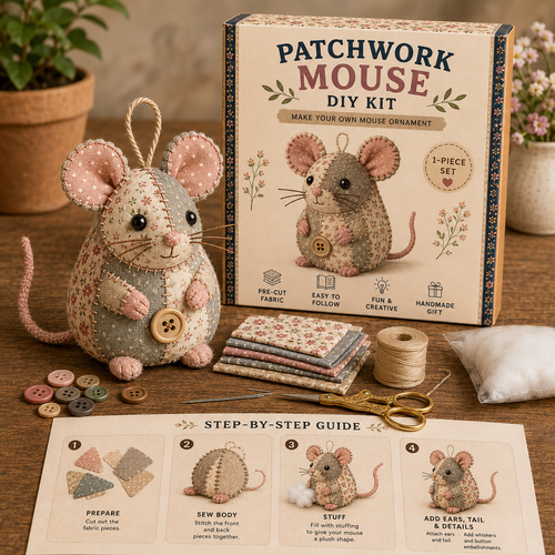 StitchMouse – Kit de manualidades patchwork DIY