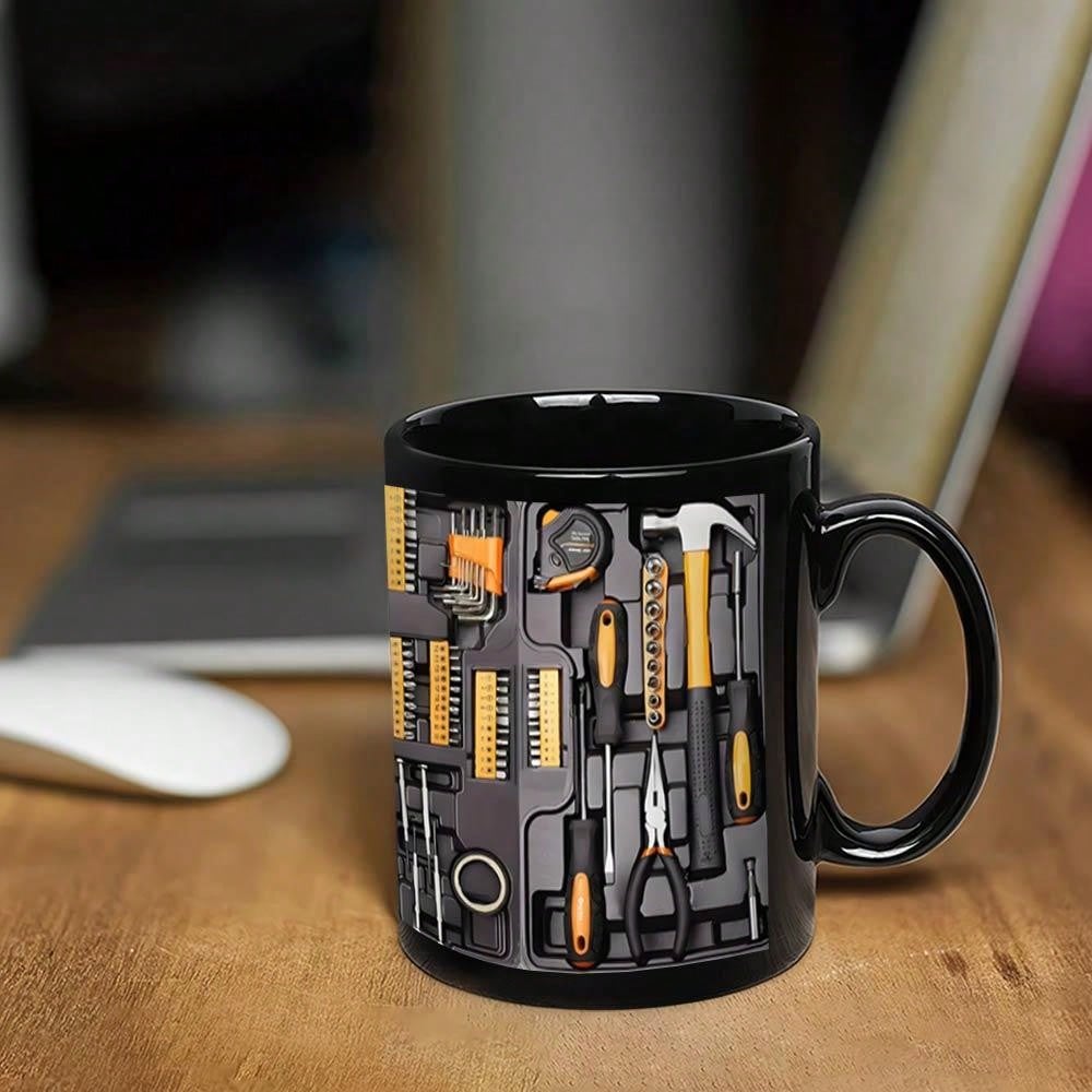 Taza de caja de herramientas de mecánico
