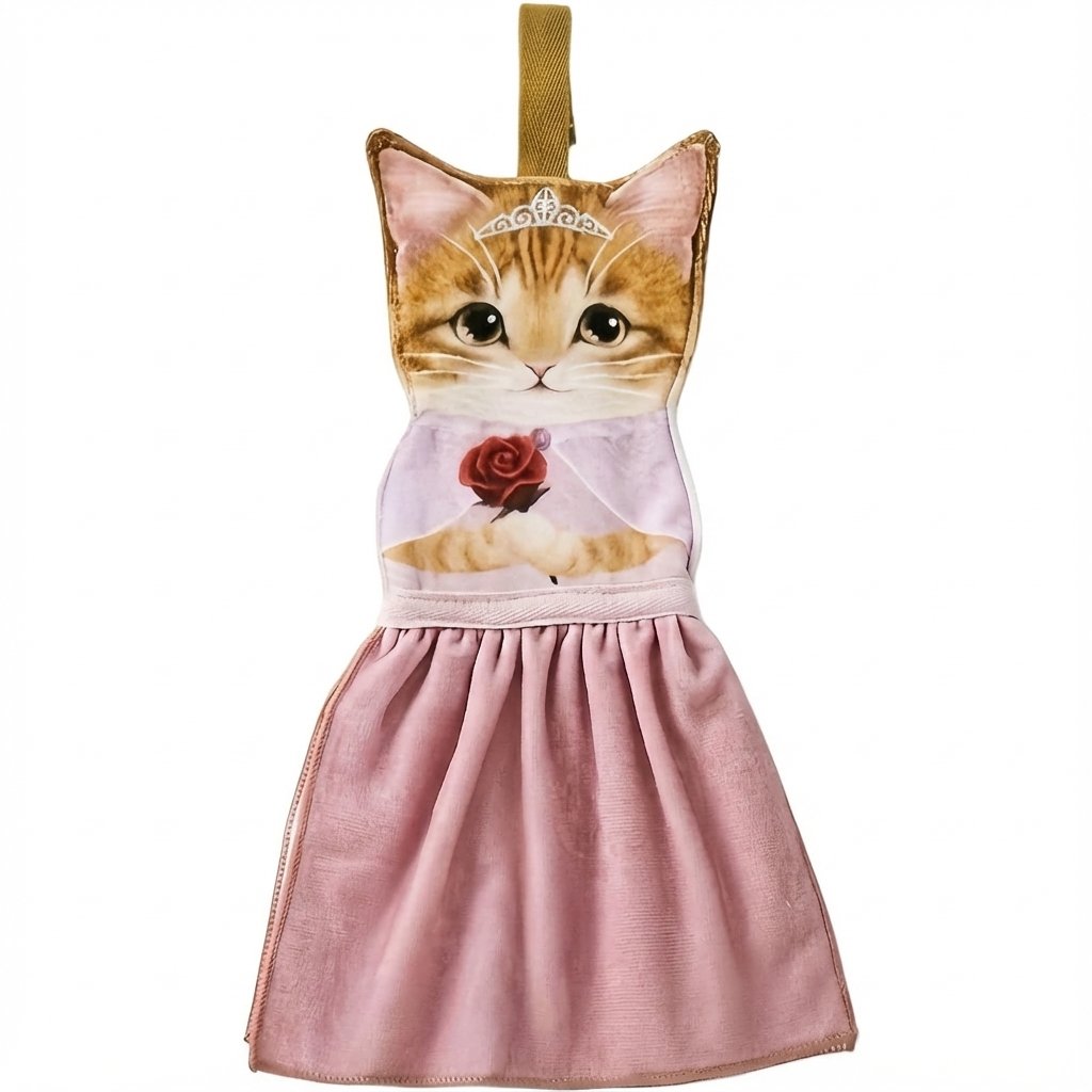 PurrfectlyClean – Toallas de mano con estampado de gatos de lo más divertidas