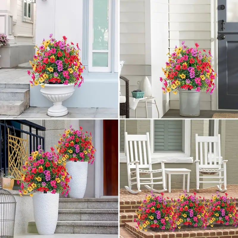 VividPetals – Allwetter-Blumenset