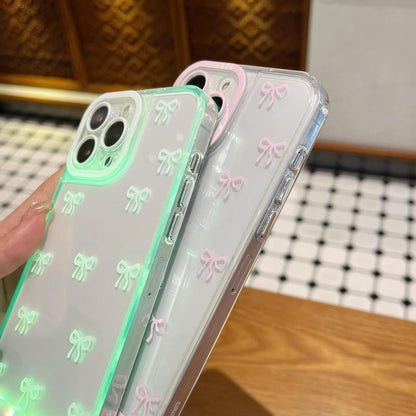 GlowBow Luxe – Funda de teléfono con luz LED