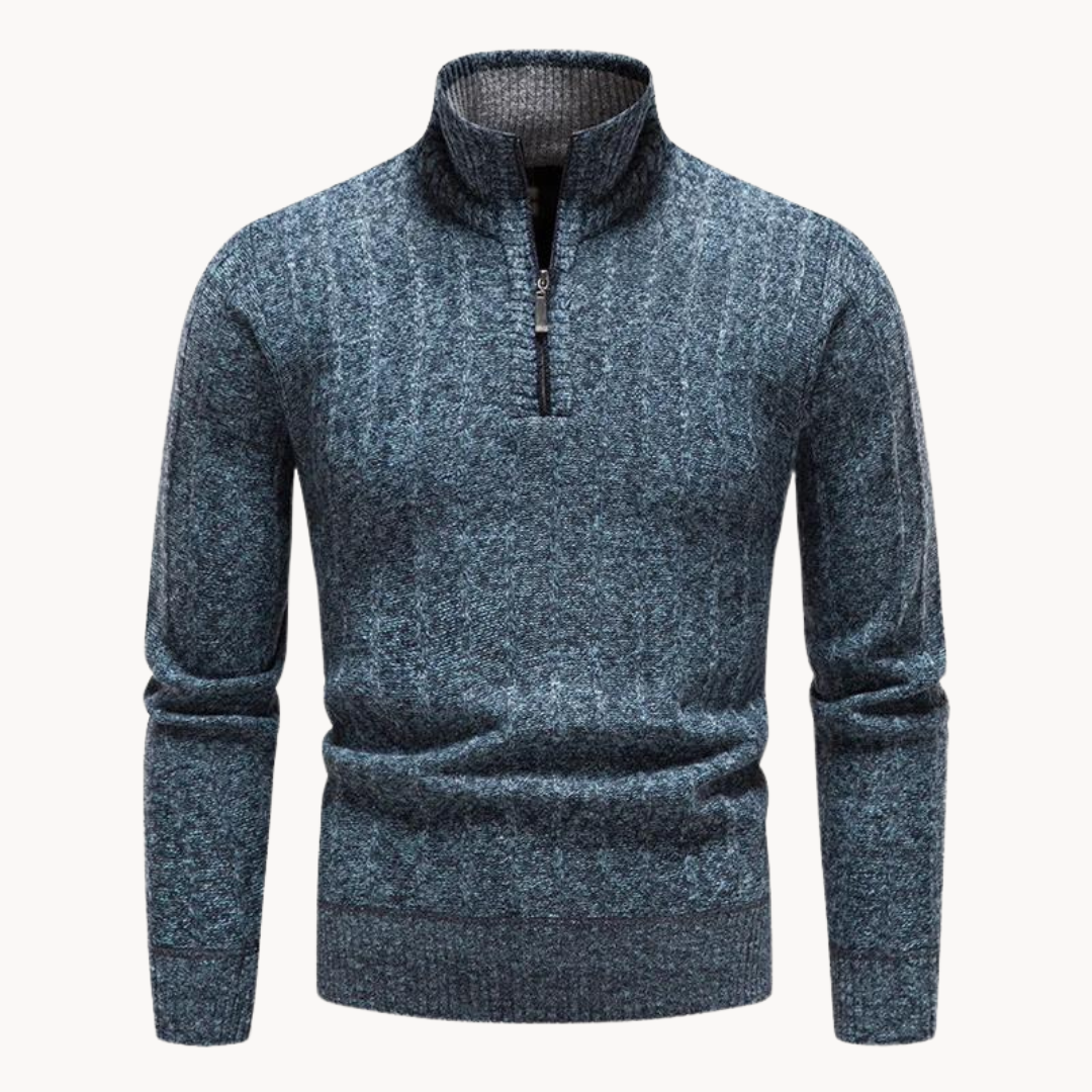 Freddie Quarter-Zip-Pullover | ALEVITA