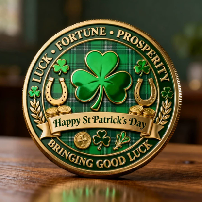 EmeraldLegacy - Moneda Coleccionable del Día de San Patricio