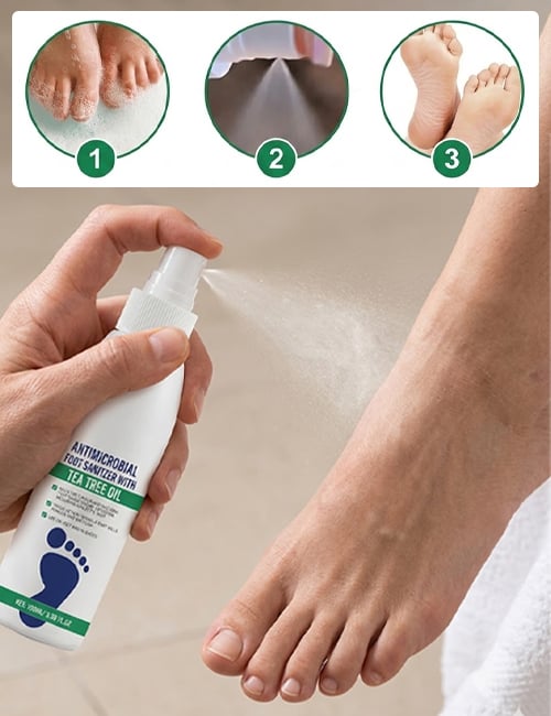 DryStep – Spray para Pies con Control del Sudor