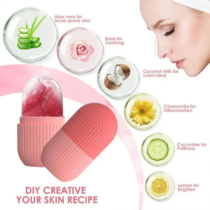 IceLuxe – Rodillo de hielo revitalizador de la piel para el rostro