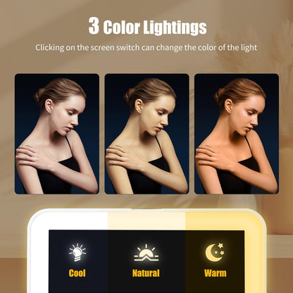 LuxeReflect – Espejo de Maquillaje Portátil para Viaje